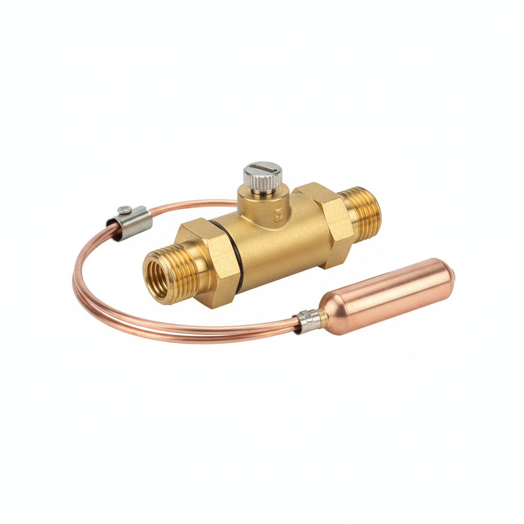 Alco TEV Ventilflansch A 576 MM Löt 16mm/22mm (Ein-/Austritt) Winkel