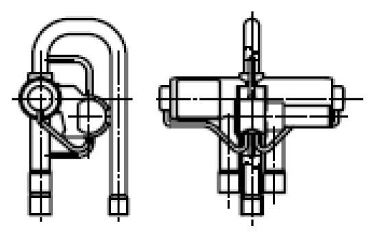 Danfoss 4-Wege-Umkehrventil STF-0201G