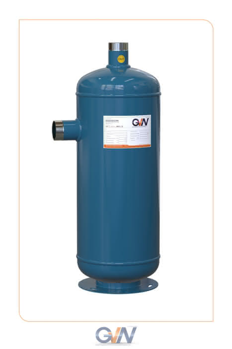 GVN Flüssigkeitsabscheider 1,7 Liter, Lötanschlüsse 1/2″, 45bar, A1, CO2