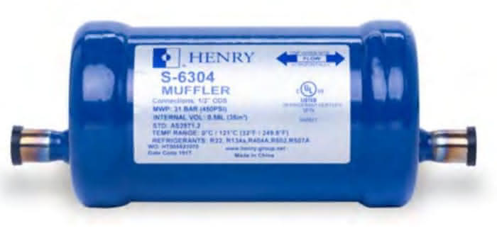 Henry AC&R Geräuschdämpfer S-6405 16mm