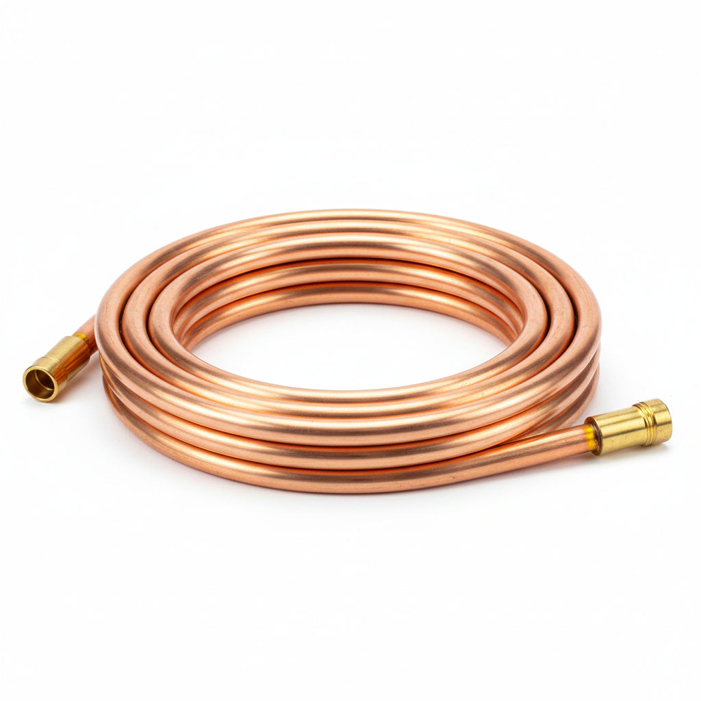 Kupferspiralrohr 1/2 * 0,70 MM (12,70 * 0,70 MM) (geteilt)