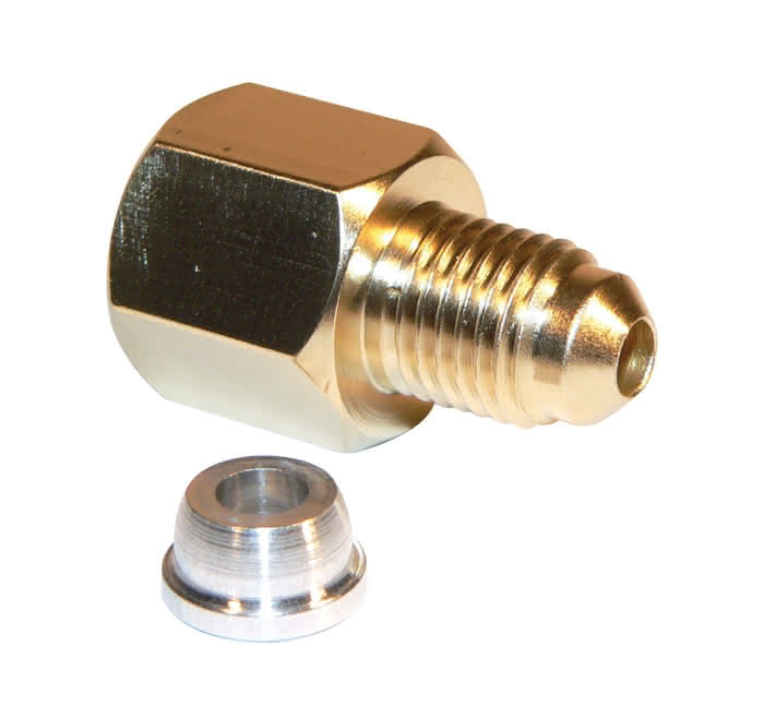 Perkeo Reduzierstück/Adapter G1/4″RH-innen x 1/4″SAE RH-außen für N2-Drumi