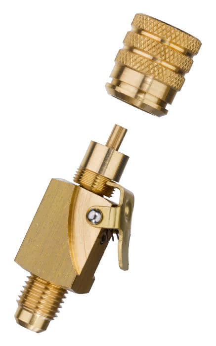 Refco Schnellkupplung gerade V35410 1/4″ SAE x 1/2″ -20 UNF für R410A/ R32