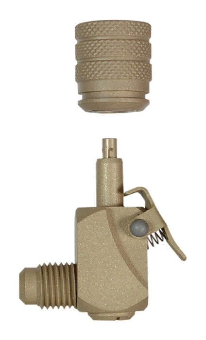 Refco Schnellkupplung V-35012 gebogen 1/4″SAE x 1/4″SAE 1 Stück