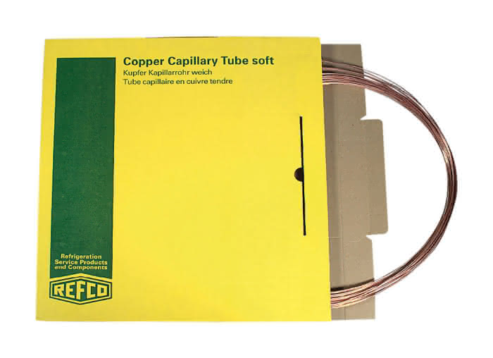 Refco TC-49 Kupferkapillarrohr ø 1,25mm x 2,45mm 30m