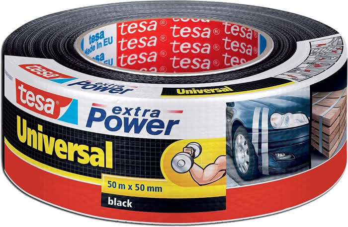 Tesa Gewebeband schwarz universal 50mm/50