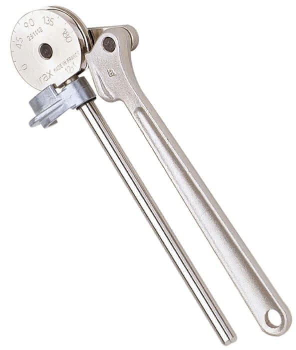 Virax Biegezange 12mm Stahl Biegeform 0°-180° R30