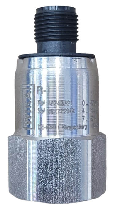 WIKA Drucktransmitter R-1 -0,8 bis 7bar, 4…20mA, 7/16″-20 UNF, Schraderöffner