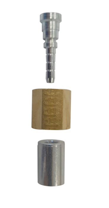 ZEC Fitting gerade 1/4″ für DN4-Schlauch