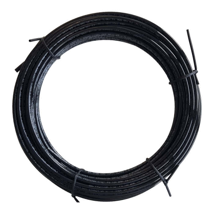 ZEC Kapillarschlauch DN4 schwarz 25m-Rolle 130bar Preis per Meter