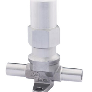 AWA Absperrventil mit Schweiss-/Lötanschluss Edelstahl Serie 881 2x W 10,2mm ODS 6mm (Absperrventile)