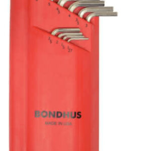 Bondhus Winkelschlüssel Set 15 Brite Guard beschichteter Kugelkopf 1,27 bis 10mm 15-teilig (Handwerkzeug)